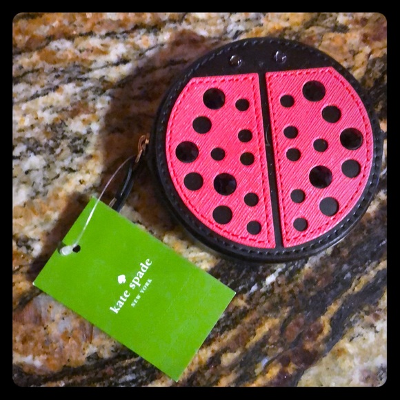 kate spade Handbags - Kate spade lady bug coin purse new with tags